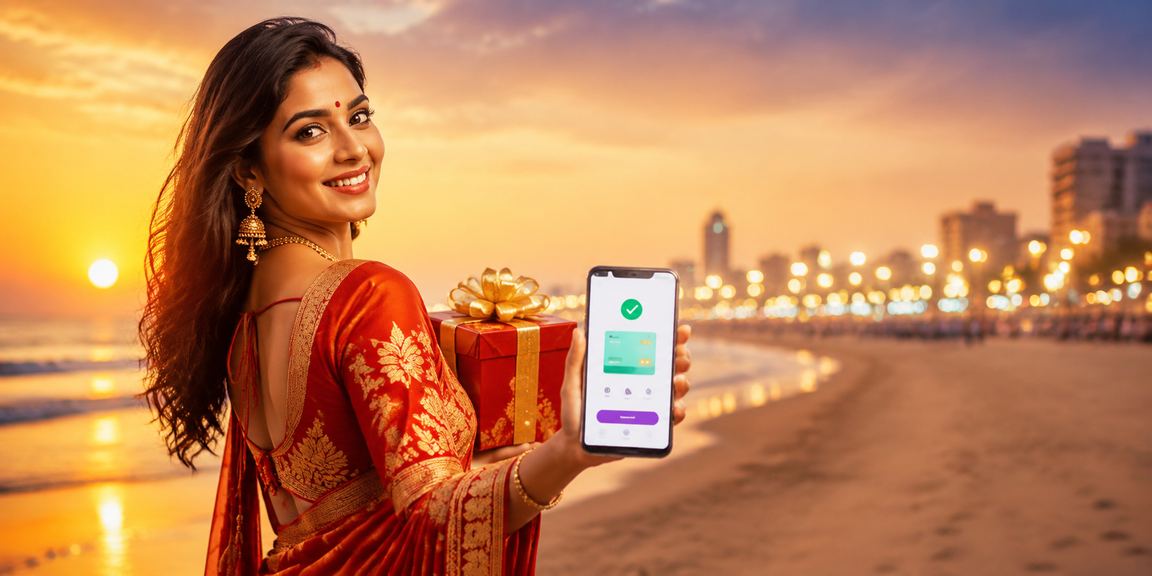 Mobile phone screen showing UPI payment interface in India